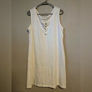 Lands End 100% Cotton Sleeveless Dress or Nightgown